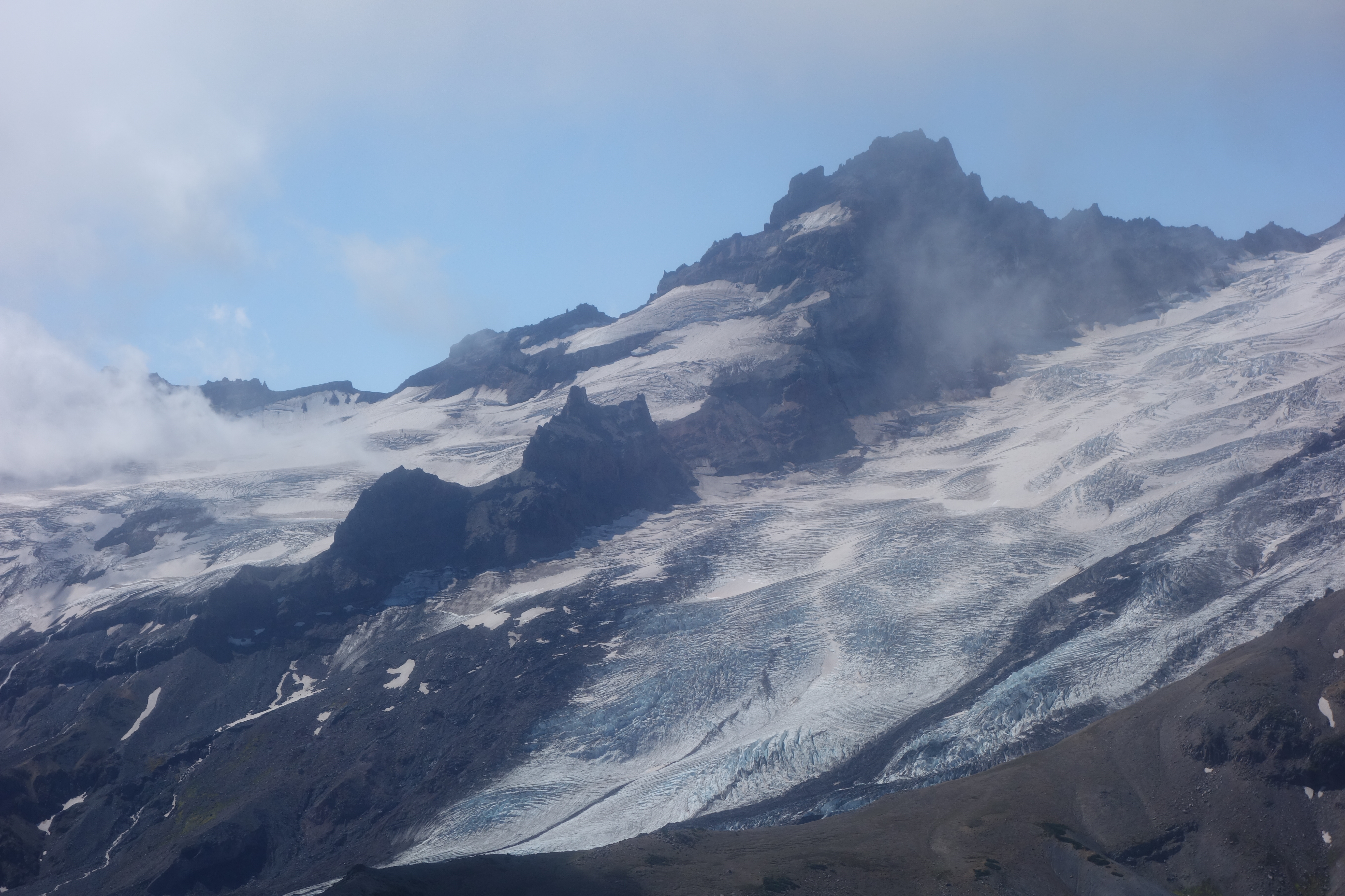 Lower Emmons Glacier and Little Tahoma